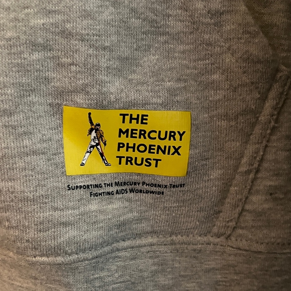 Hard Rock Cafe Gray Hoodie with Rainbow Design. All is one. Freddie Mercury. - Picture 2 of 6